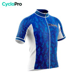 maillot cyclisme bleu pixel 34