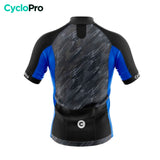 maillot cyclisme bleu wind dos