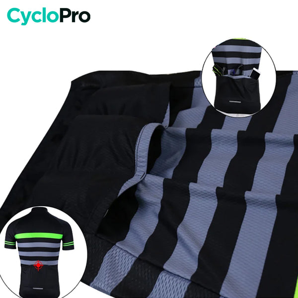 maillot cyclisme elegance vert 1