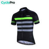 maillot cyclisme elegance vert