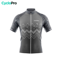 maillot cyclisme gris wave