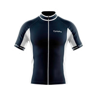 maillot cyclisme homme bleu marine uni