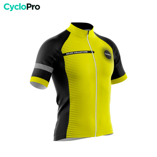 maillot cyclisme jaune eklips 34