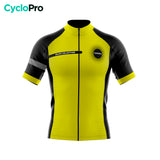 maillot cyclisme jaune eklips