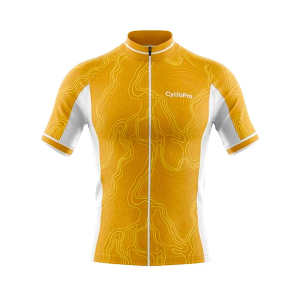 Maillot de cyclisme ultraléger jaune fluo DESCENTE by HANS HESS manches longu Maillot de cyclisme ultraléger jaune fluo DESCENTE by HANS HESS manches longu