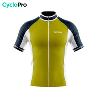 maillot cyclisme jaune uni