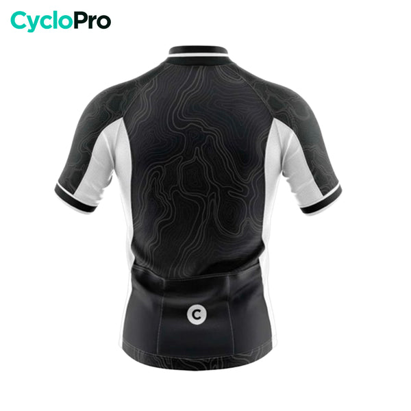 maillot cyclisme noir fluidity dos