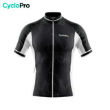 maillot cyclisme noir fluidity