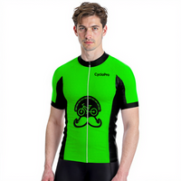 Gants de cyclisme Rogelli Pace - Unisexe - gris / noir / vert Gants de cyclisme Rogelli Pace - Unisexe - gris / noir / vert