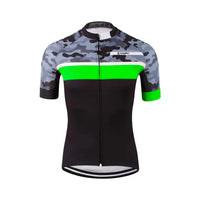 maillot cyclisme vert camoride