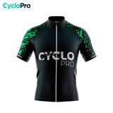 maillot cyclisme vert cyclopro