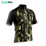 Maillot Cyclisme Route Vert - Militaro+