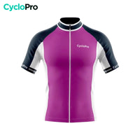 maillot cyclisme violet uni