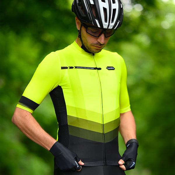 maillot cycliste agility jaune 3