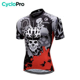 maillot cycliste tete de mort