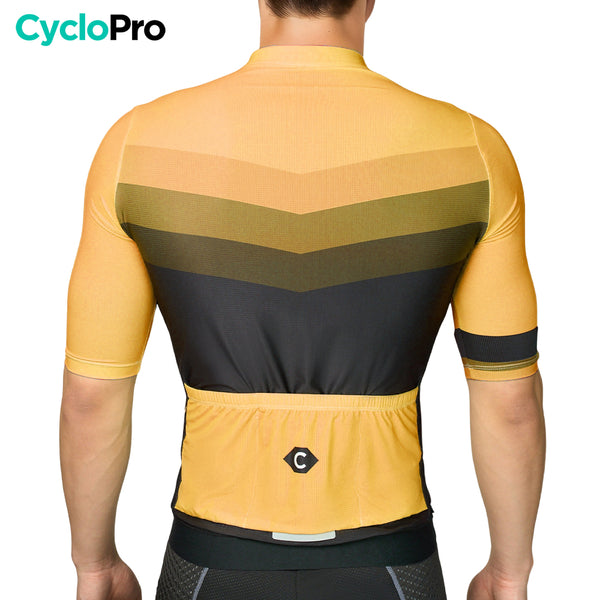 maillot de cyclisme agility dos orange 1