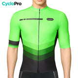 maillot de cyclisme agility vert homme