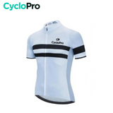 MAILLOT DE CYCLISTE ROUTE BLANCHE - ELEGANCE+ - DESTOCKAGE
