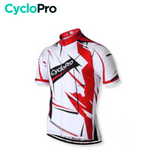 MAILLOT DE CYCLISTE ROUTE ROUGE - SENSAS+ - DESTOCKAGE