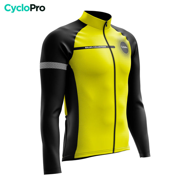 Tenue cycliste hiver Jaune - Eklïps - DESTOCKAGE