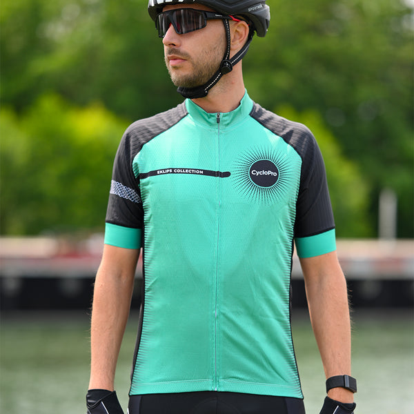 maillot eklips cycliste turquoise 