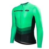 maillot long cycliste agility vert 6