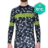 MAILLOT LONG DE CYCLISME JAUNE - HIVER - ATMOSPHERE+ Maillot thermique homme GT-Cycle Outdoor Store S 