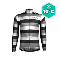 MAILLOT LONG DE CYCLISME NOIR ET BLANC - AUTOMNE - ÉVASION+ Maillot long pour homme GT-Cycle Outdoor Store S 