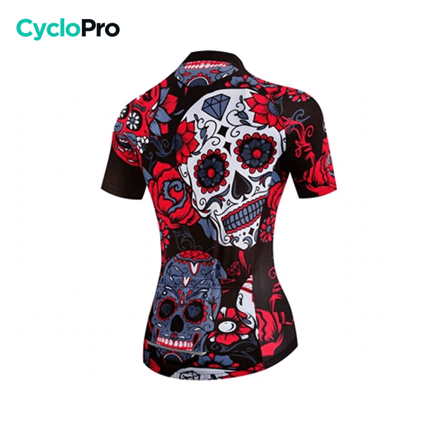 MAILLOT MANCHE COURTE FEMME - SKULL GT-Cycle Outdoor Store 