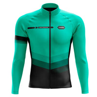 Maillot cycliste hiver Turquoise - Agility