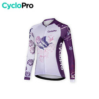 MAILLOT LONG DE CYCLISME BUTTERFLY - HIVER