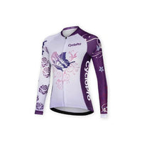 MAILLOT LONG DE CYCLISME BUTTERFLY - HIVER