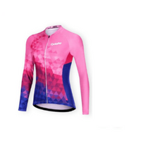 MAILLOT VÉLO FEMME HIVER - CUBIC+ - DESTOCKAGE