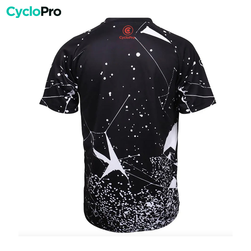 Maillot VTT Cyclisme Homme - Manches Courtes - Respirant - Multicouleur