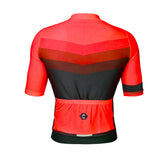 maillot cycliste rouge agility dos