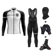 Pack Complet Hiver Blanche Eklïps - Tenue + Gants + Couvre-chaussures + Cagoule