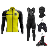 Pack Complet Hiver Jaune Eklïps - Tenue + Gants + Couvre-chaussures + Cagoule