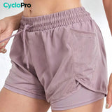 Pantalones cortos de carrera de mujeres - práctico+