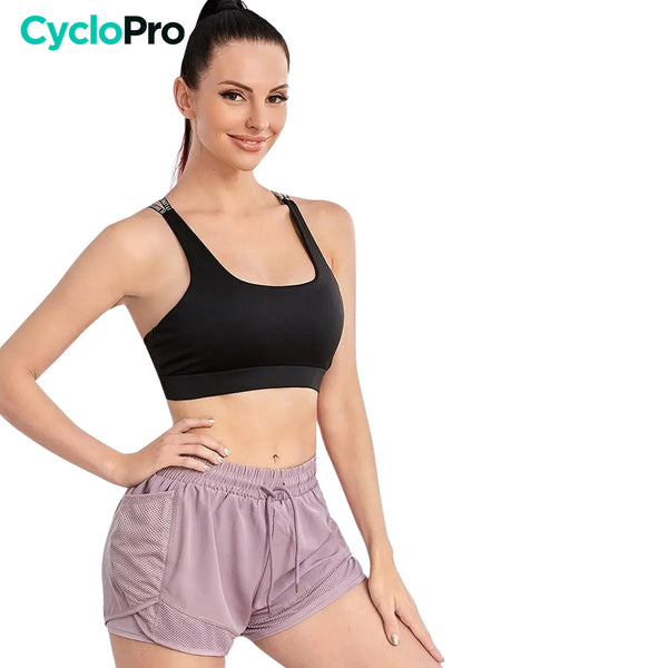 Short de running femme - Practical+