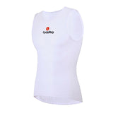 sous maillot cycliste sans manches blanc