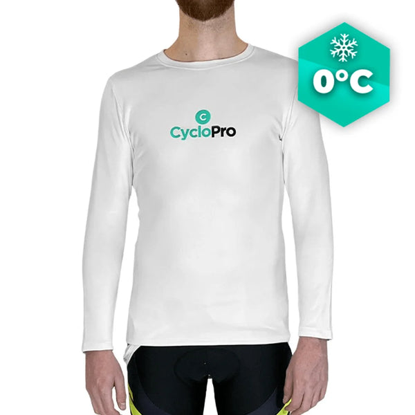 Sous maillot thermique blanc Hiver - Thermo+ Maillot technique hiver GT-Cycle Outdoor Store XXXL 