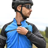 Tenue cycliste hiver Bleue - Eklïps