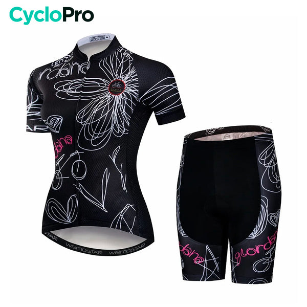 tenue cyclisme ete femme drawing