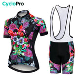 tenue cyclisme ete femme flower