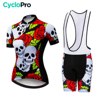 tenue cyclisme femme skull