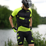 tenue cyclisme practical homme jaune 2