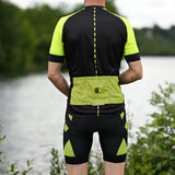 tenue cyclisme practical homme jaune 4