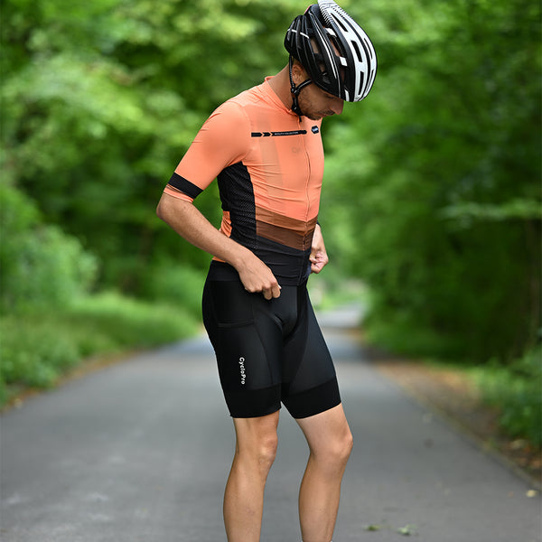 tenue cycliste adventure orange 