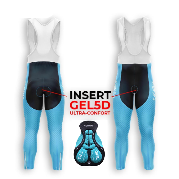 Ciclista de invierno Winter Blue Man - Velocidad+