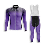 TENUE CYCLISTE AUTOMNE HOMME VIOLET - DIMENSION+ tenue cyclisme homme CycloPro XS 